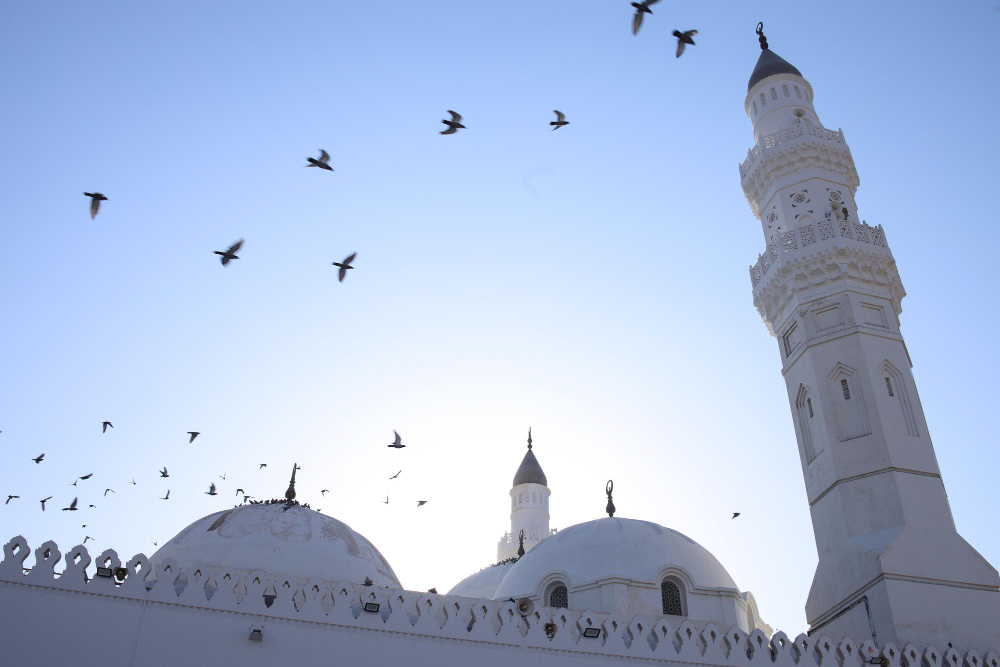 membangun masjid quba adalah salah satu peristiwa bersejarah di bulan rabiul awal yang dilakukan nabi Muhammad SAW